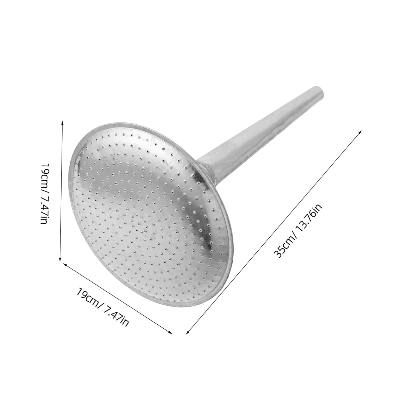 Ugello Irrigazione da Giardino in Acciaio Inox Argento Rinforzato | Aiuole e Orti, Compatibile con Vari Tipi di Tubo, Uso Esterno in Giardino