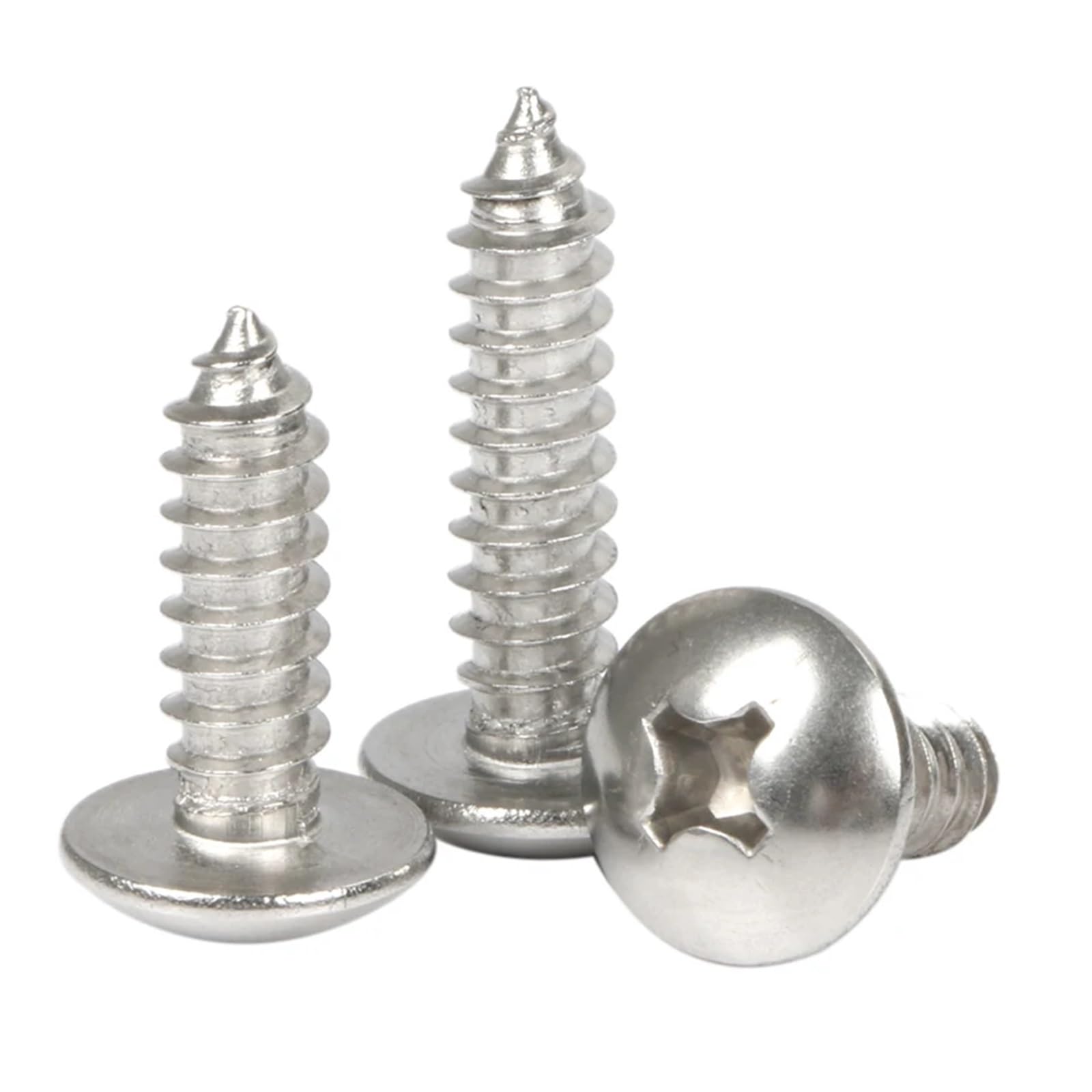 Tornillos Tornillos autorroscantes Tornillo de Ace Tornillos autorroscantes de Cabeza avellanada con Ranura en M3 M3.5 M4 Tornillo de Cabeza avellanada de Acero Inoxidable 304(M4x60mm 20pcs)