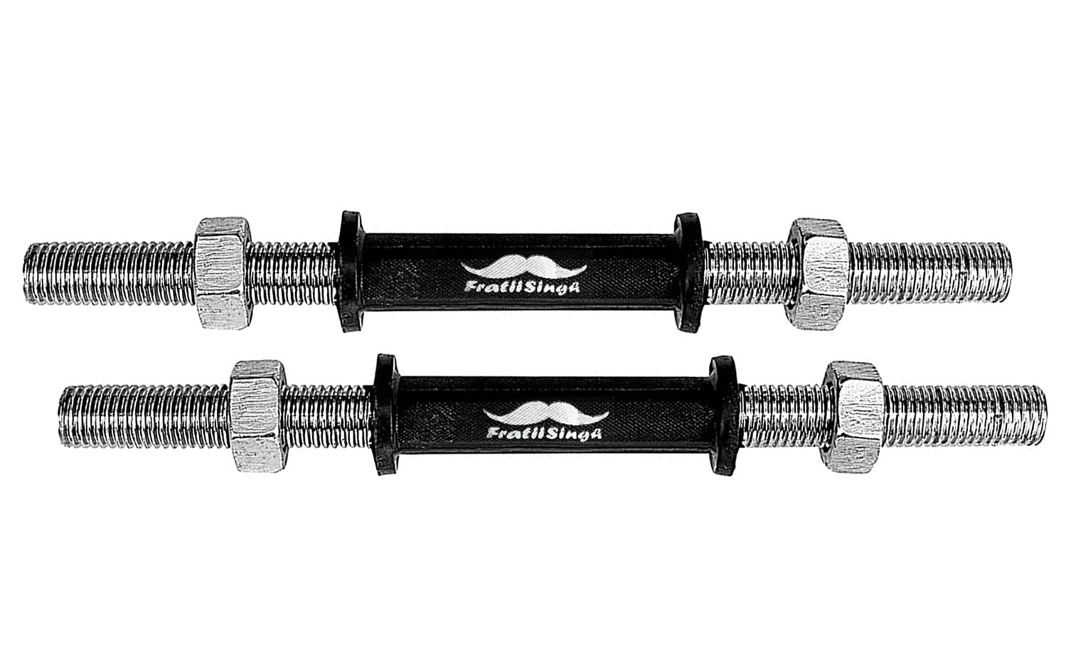 FratiiSinghs Solid Dumbbell Rod 14-inch with 4 Iron Bolts For Weight Lifting Workout (Packed in Pair) (B09B5KDX26) Amazon Price History, Amazon Price Tracker