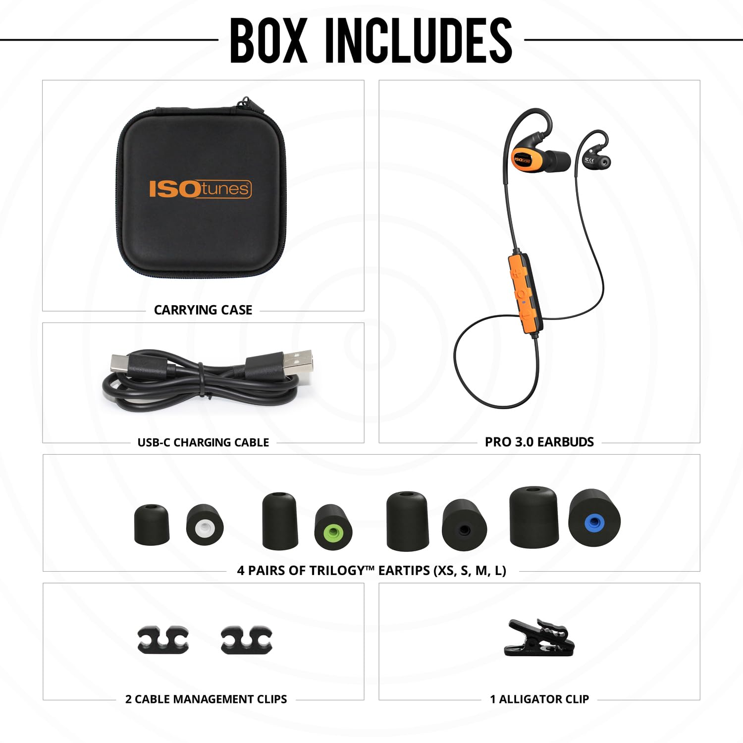 ISOtunes Pro 3.0 Bouchons Anti Bruit Bluetooth EN352 36 DB SNR | Protection auditive EN352 avec audio haute fidélité : 36 dB SNR, 20 h d'autonomie, IP67 eau et poussière