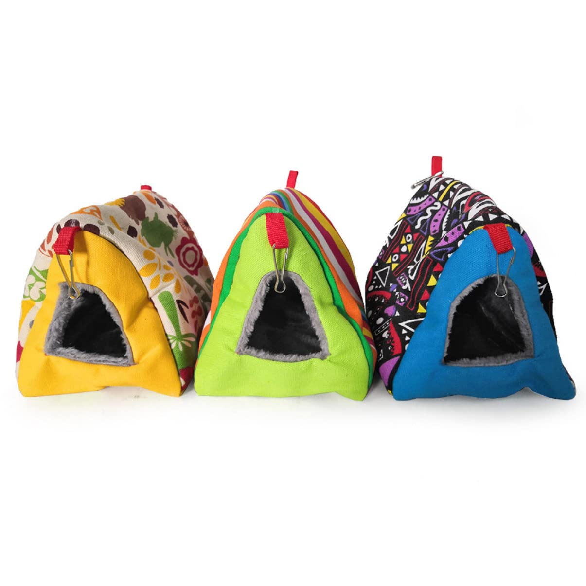 FOMIYES 3 Piezas Cama de Invierno para hámster Hamaca Colgante de pájaro Cama de pájaro cálido hamacas Colgantes Nido de Pájaro Nido de Loros Interior el Nido del pájaro Hamaca de pájaro
