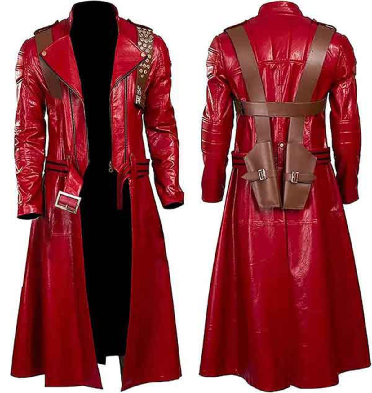 Fashion Hyped Men's Real Leather Dante Coat Devil May Cry 5
