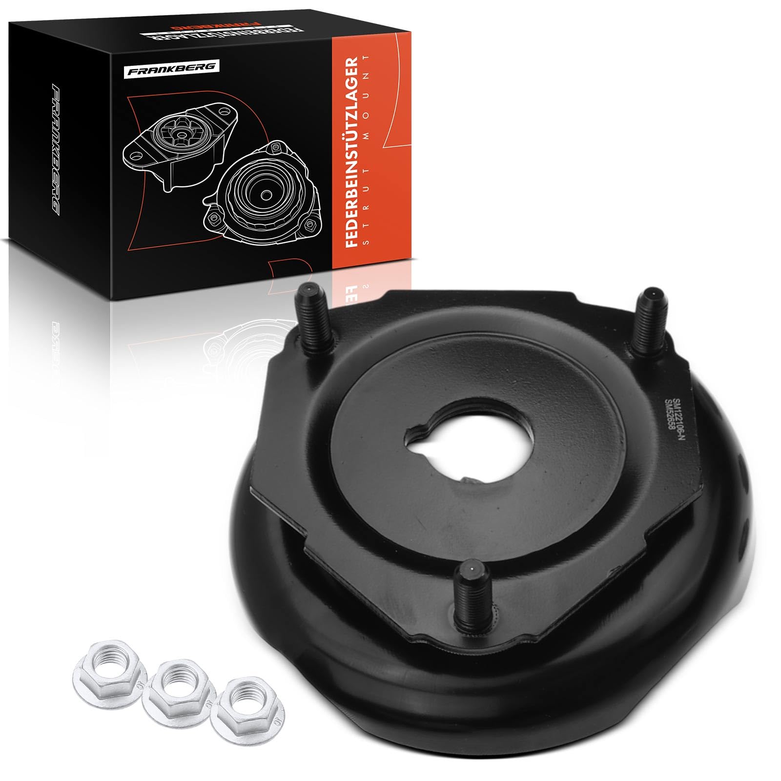 Frankberg Federbeinstützlager Hinterachse Links Kompatibel mit X-Trail T30 2.0L SUV 2001-2013 Replace# 552658H50A