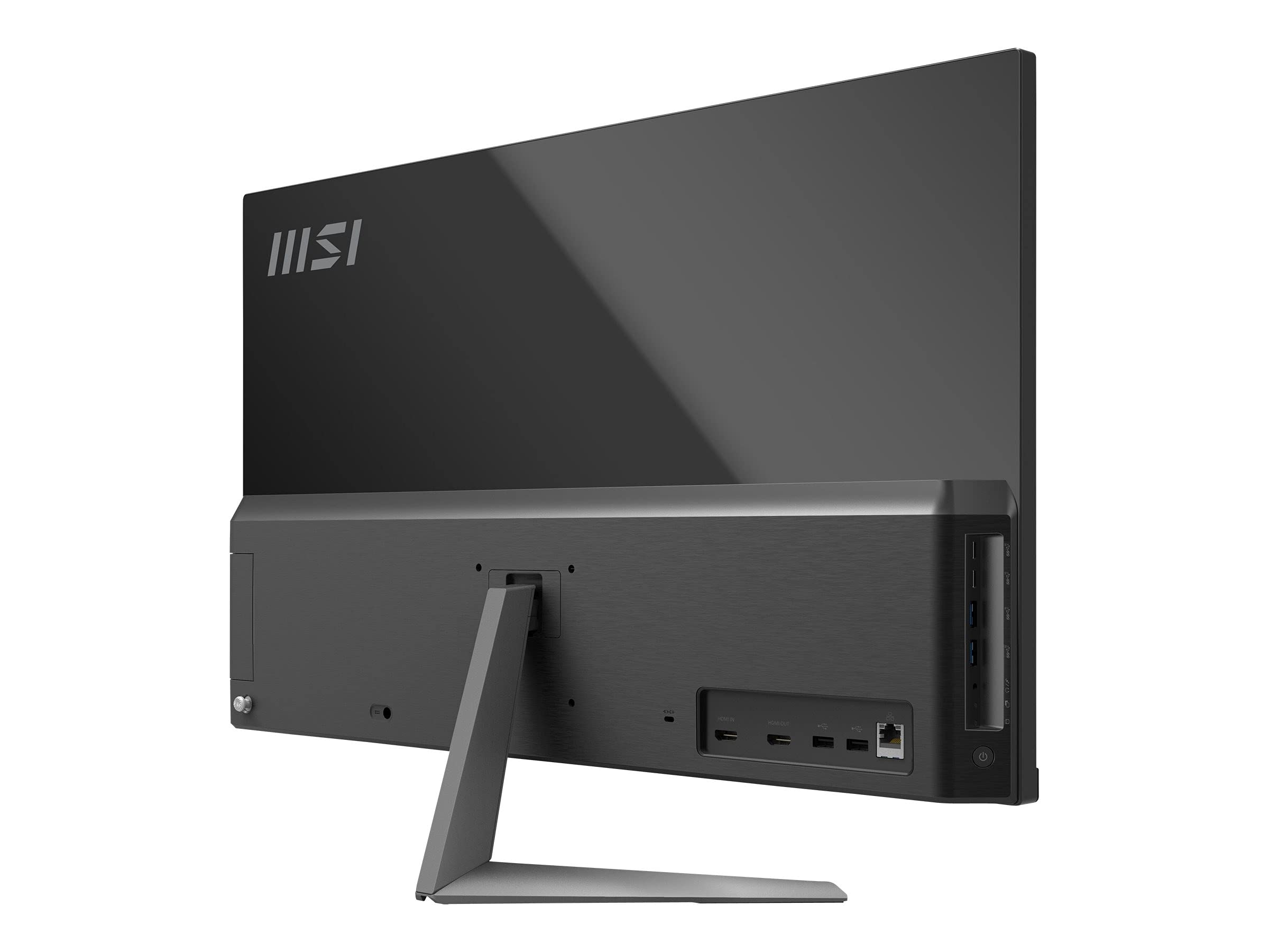 Modern AM271 11M-026EU PC de Bureau Tout-en-Un, Écran IPS 23.8'', CPU Intel Core i5-1135G7, RAM 8 GO, SSD 512 GB, Clavier & Souris sans Fil, Windows 10 Home - Noir