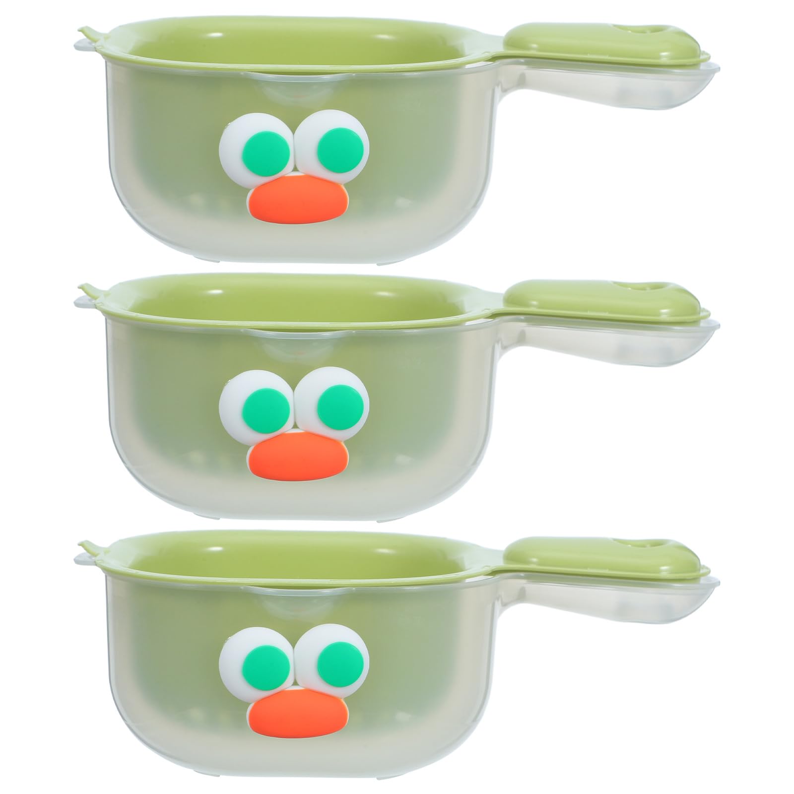 Healeved 3-teiliges Set doppelwandiger Abtropfkörbe, Gemüsewaschsiebe, stapelbare Küchensiebe, Obstwaschbehälter für Beeren und grüne Tomaten