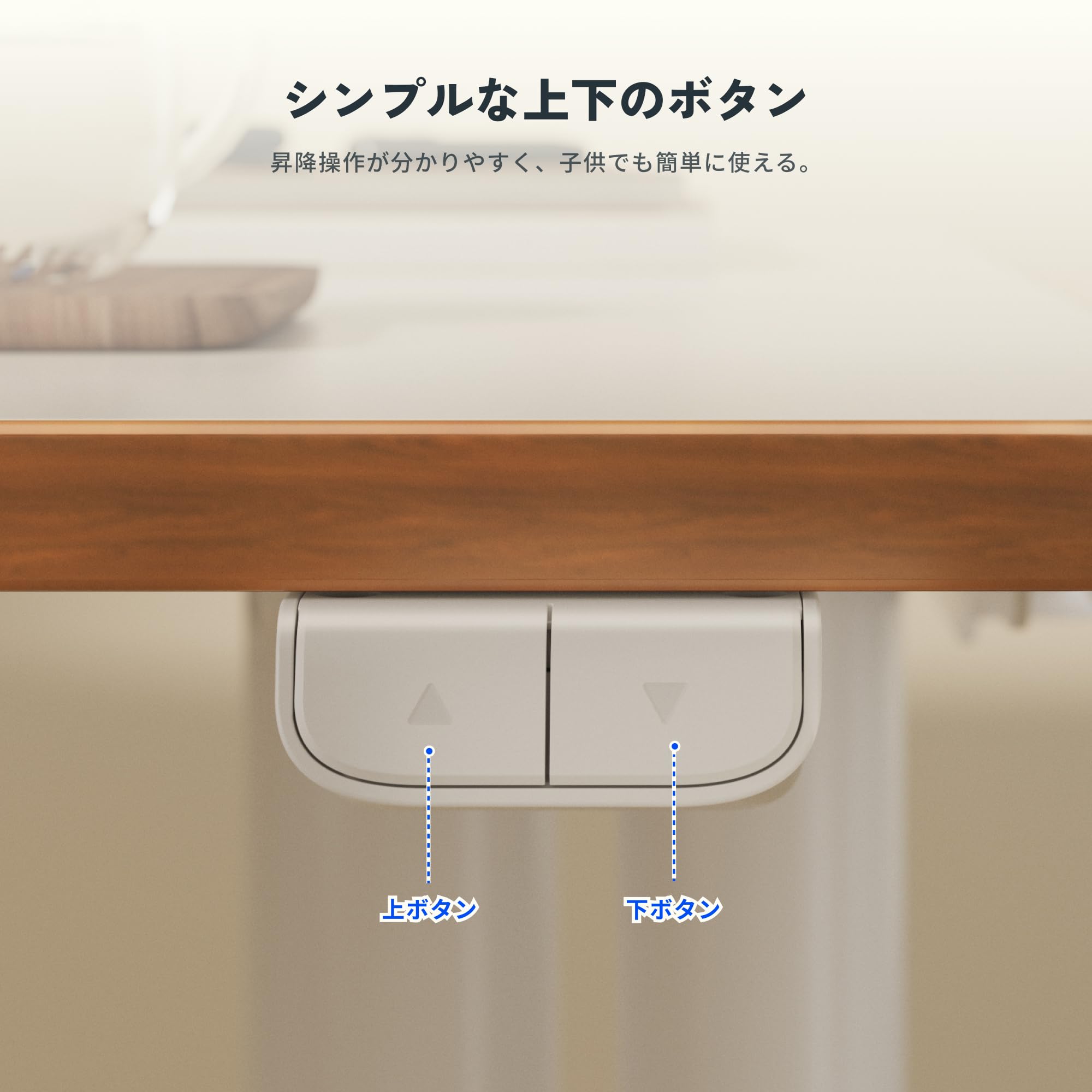 FLEXISPOT 電動昇降デスク 80x60cm 高さ調節