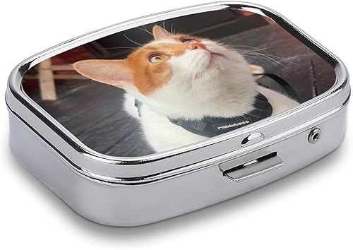 Miniatura 4 de Pastillero personalizado, añade tu texto con imagen para un mini organizador de píldoras, estuche de pastillero personalizado para bolsillo y viaje