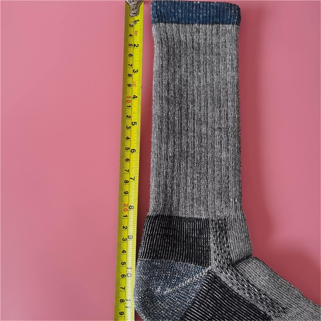 HBJWOV 3 Pairs Mens Wool Socks Hiking Crew Work Socks Thermal Warmest