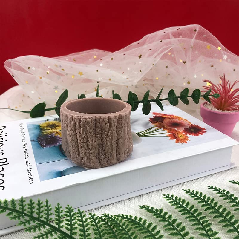 Amazon.co.jp: Guratapa 木の切り株 植木鉢 シリコン型 DIY エポキシ