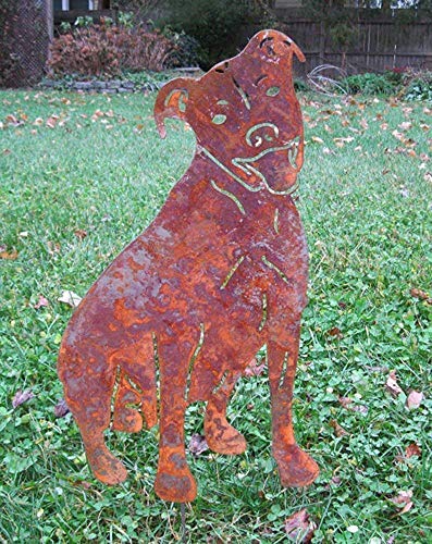 Pit Bull Garden Stake or Wall Hanging/Dog Memorial