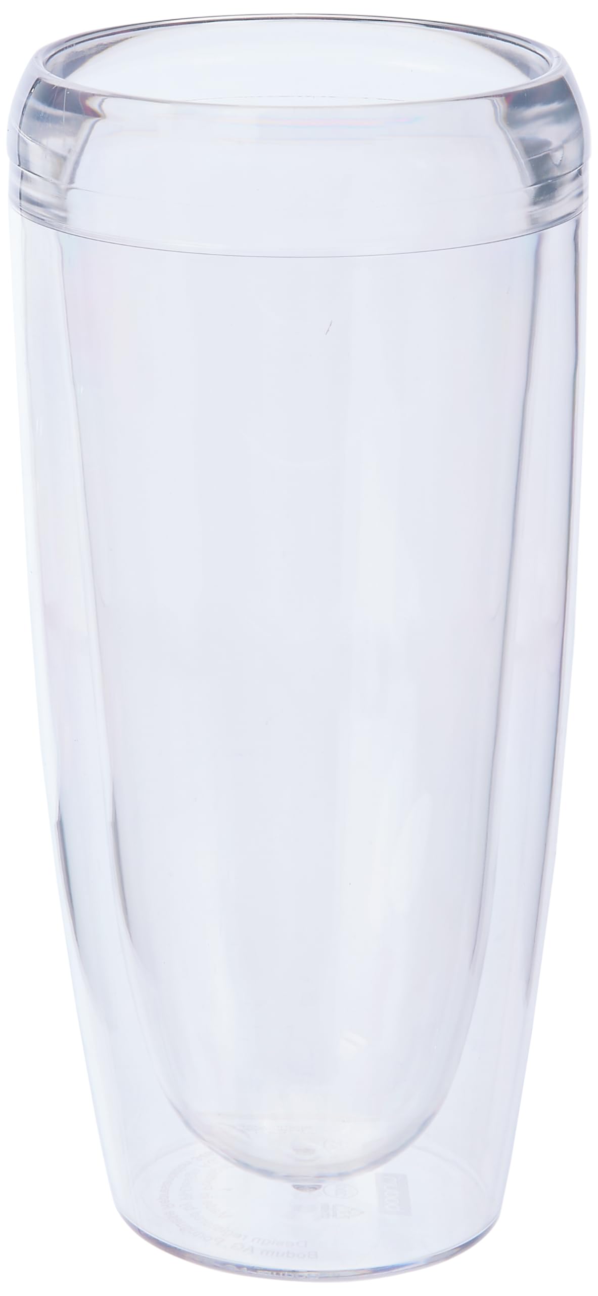 Bodum Silver 11894-10Sa-12 Pavina Outdoor Set Of 6 Double-Walled Durable Plastic Tumblers, 0.6 Litres