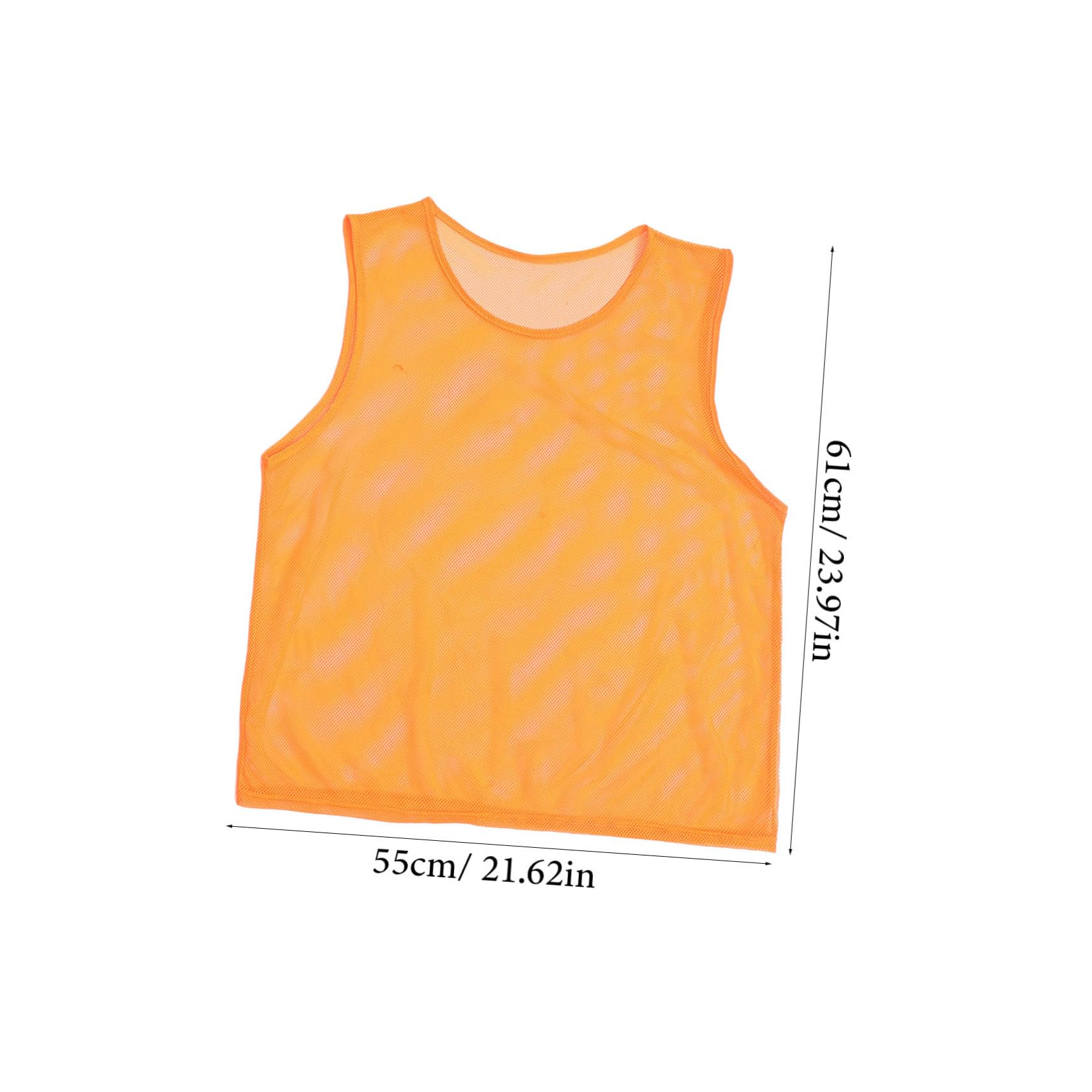 BESPORTBLE Athletic Soccer Basketball Training Pinnies 6 Pack of Ventilated Quick-drying Vests Unisex Adult Size