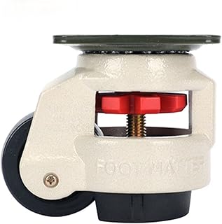 GD-40F/60F/80F Load 500KG, Level Adjustment Wheel/Casters,Flat Support Heavy Duty Caster Lndustrial Casters (Color : 1PCS GD-80F)