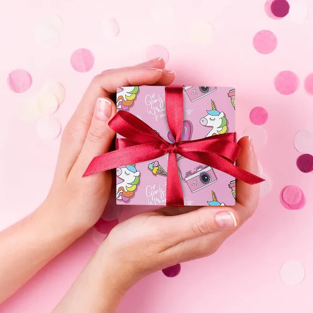 Bolsas De Regalo De Papel De Unicornio Para Fiestas, Caja De Palomitas