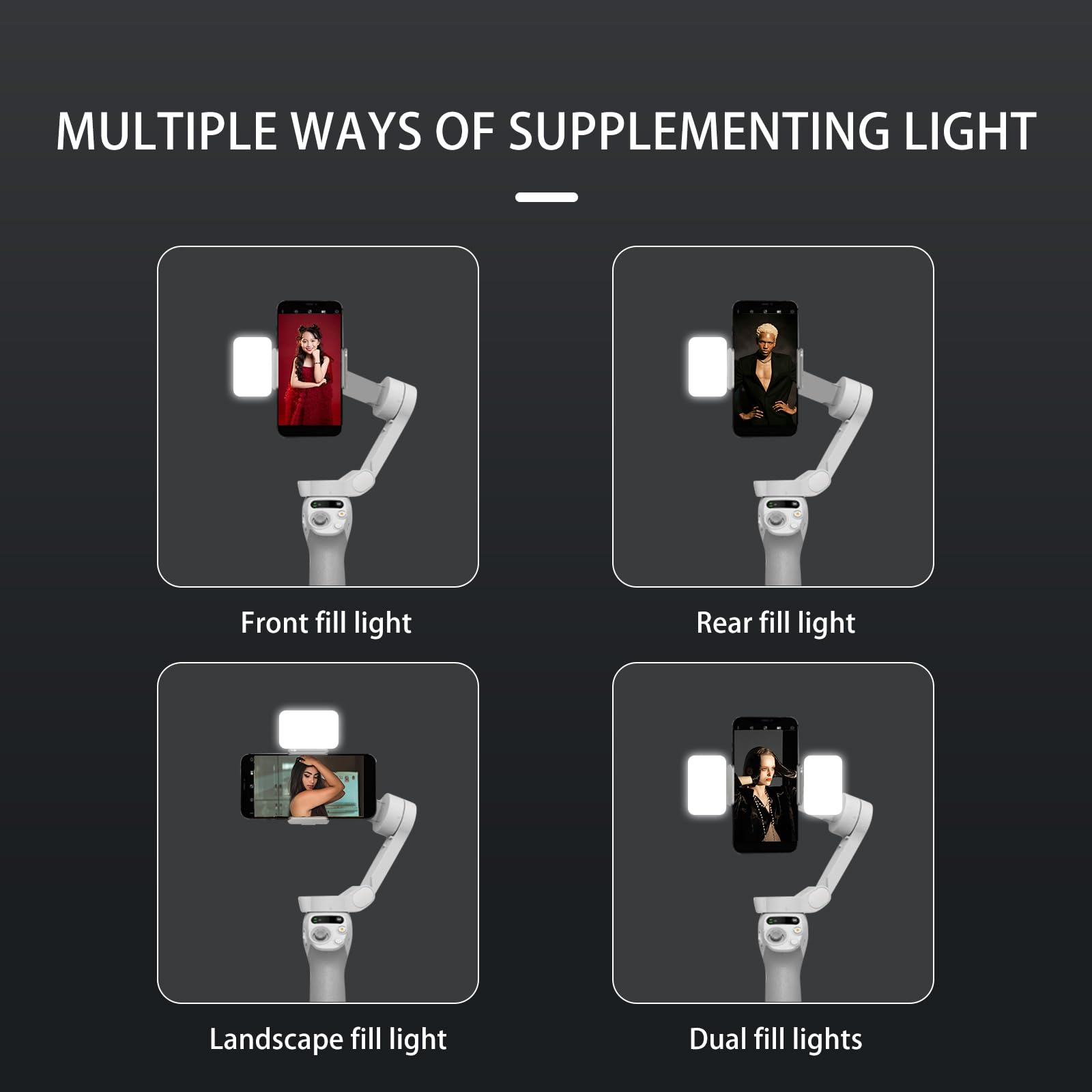 Pour DJI OSMO Mobile7/7P Éclairage De Remplissage Magnétique