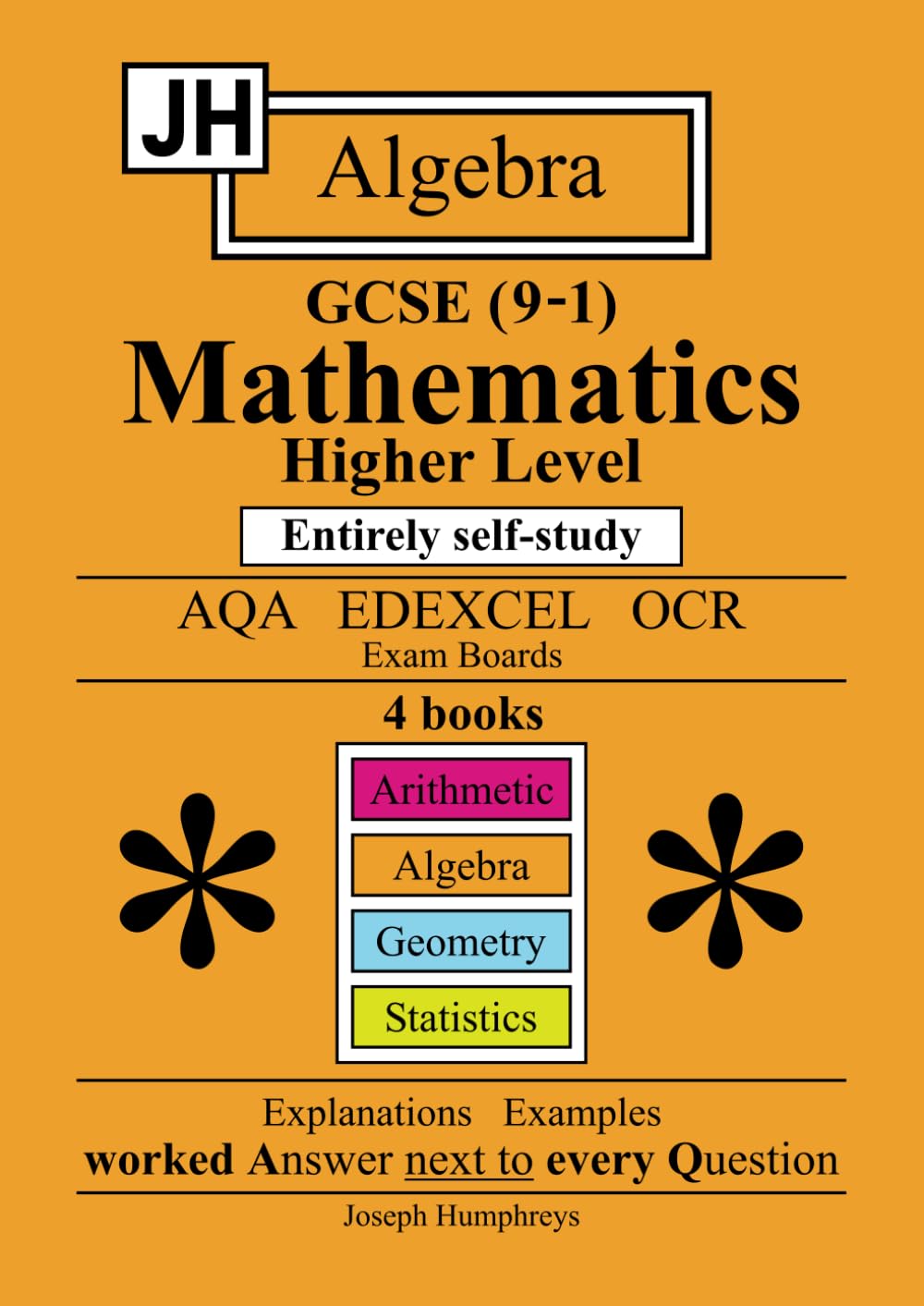 JH GCSE (9-1) Mathematics Higher Level: Algebra: Entirely self study.