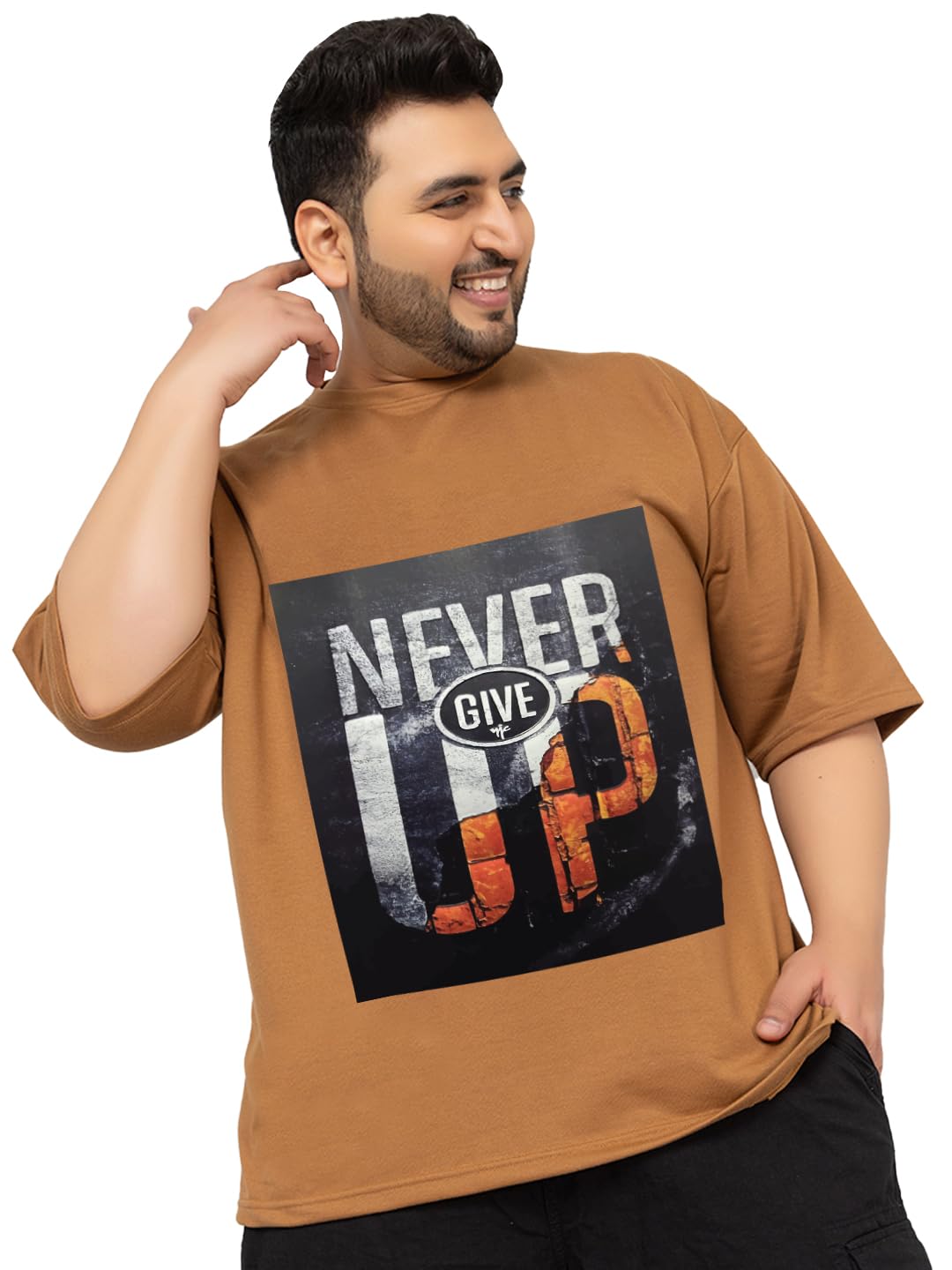 chkokko Men's Polyester Regular Fit Half Sleeves T-Shirt-picture-52