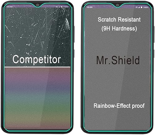 Miniatura 6 de Mr.Shield [Paquete de 3] Protector de pantalla diseñado para Wiko Voix [vidrio templado] [vidrio japonés con dureza 9H]