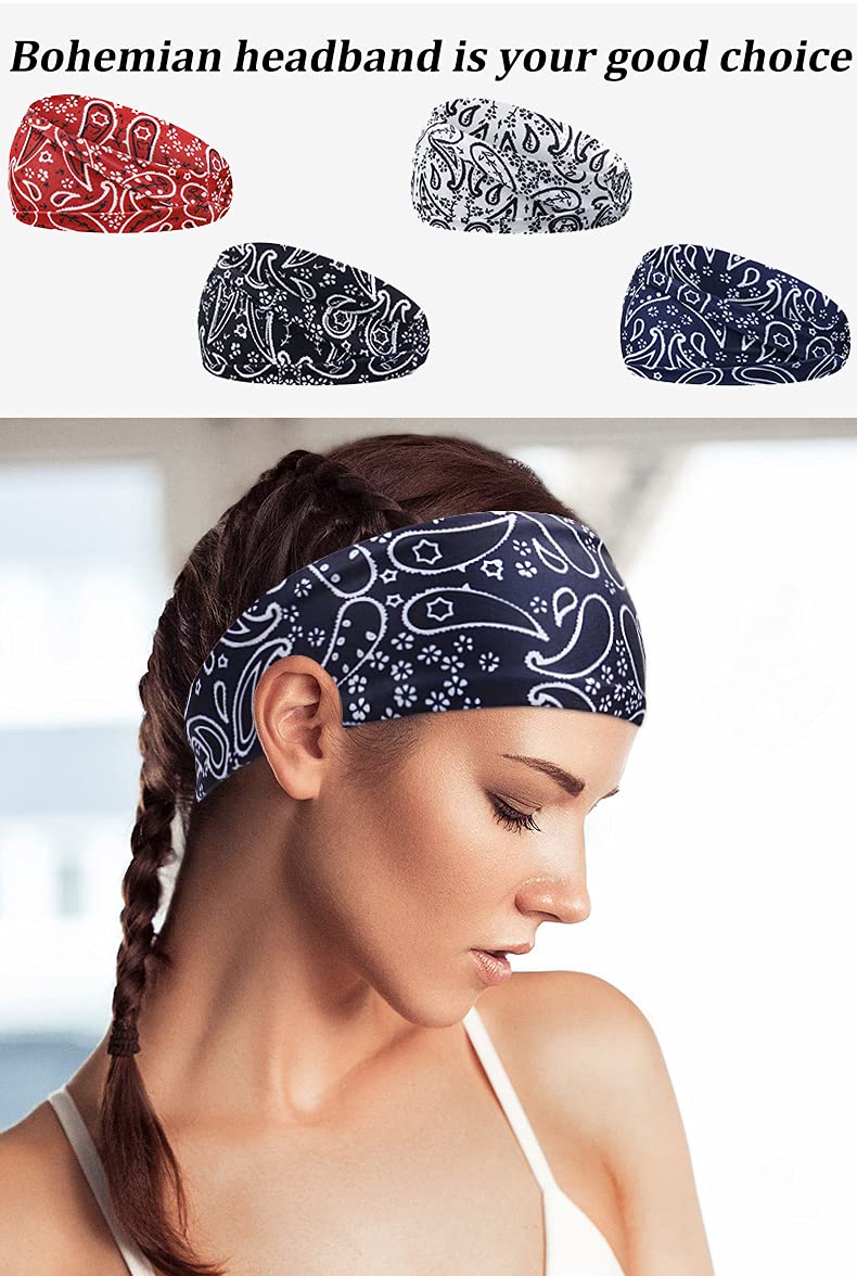 BaojunHT Bandane Retrò Fascia A Pois Stampa Morbida Sciarpa Quadrata - Foto 2