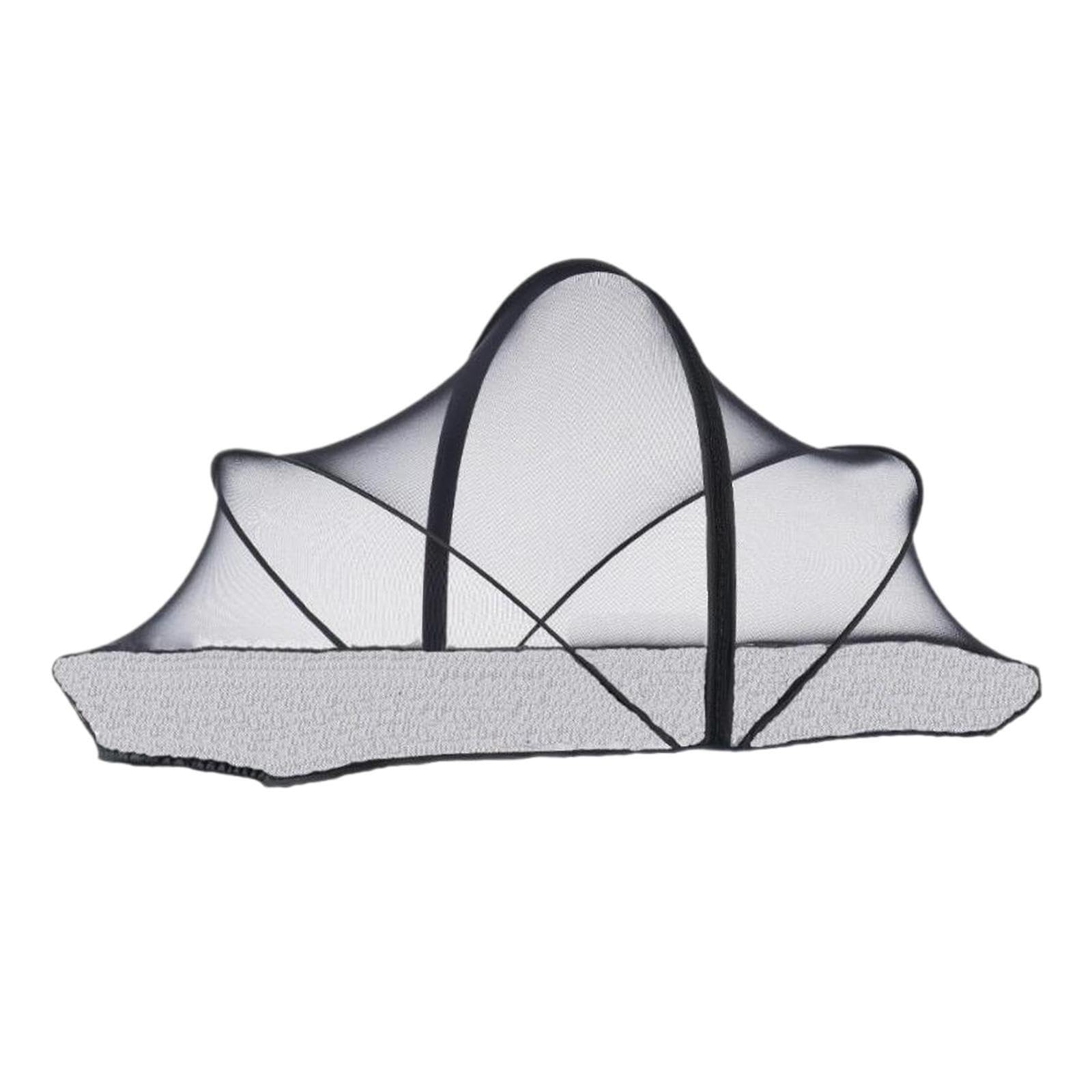 mophrati Foldable Baby Crib Net Provides Versatile Usage Designed For Travel Families On Go With Little Ones Making At Home Or On Go. Baby Crib Net Cover, Black, 55x100cm