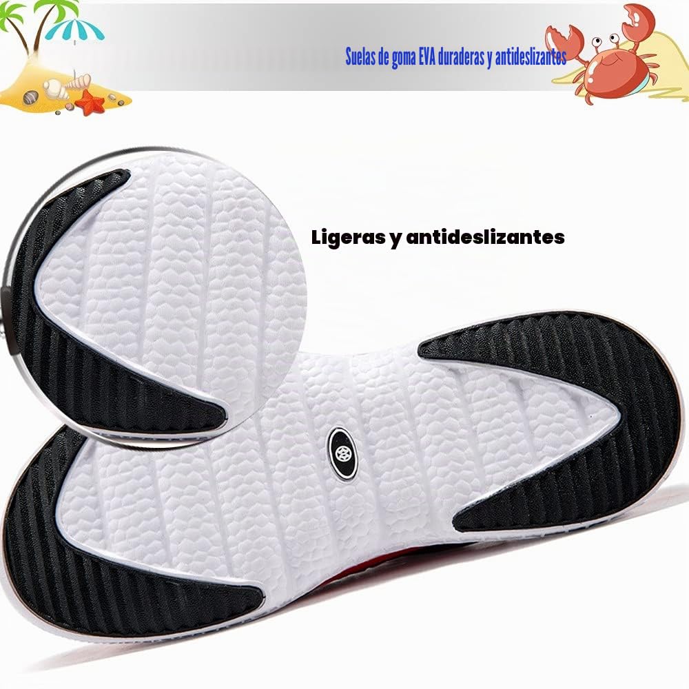 Zuecos y Mules de Verano para Unisex Adulto Slip On Sandalias de Playa Chanclas de Piscina/Casa/Jardín Transpirables Zapatillas Mujer Hombre 36-48