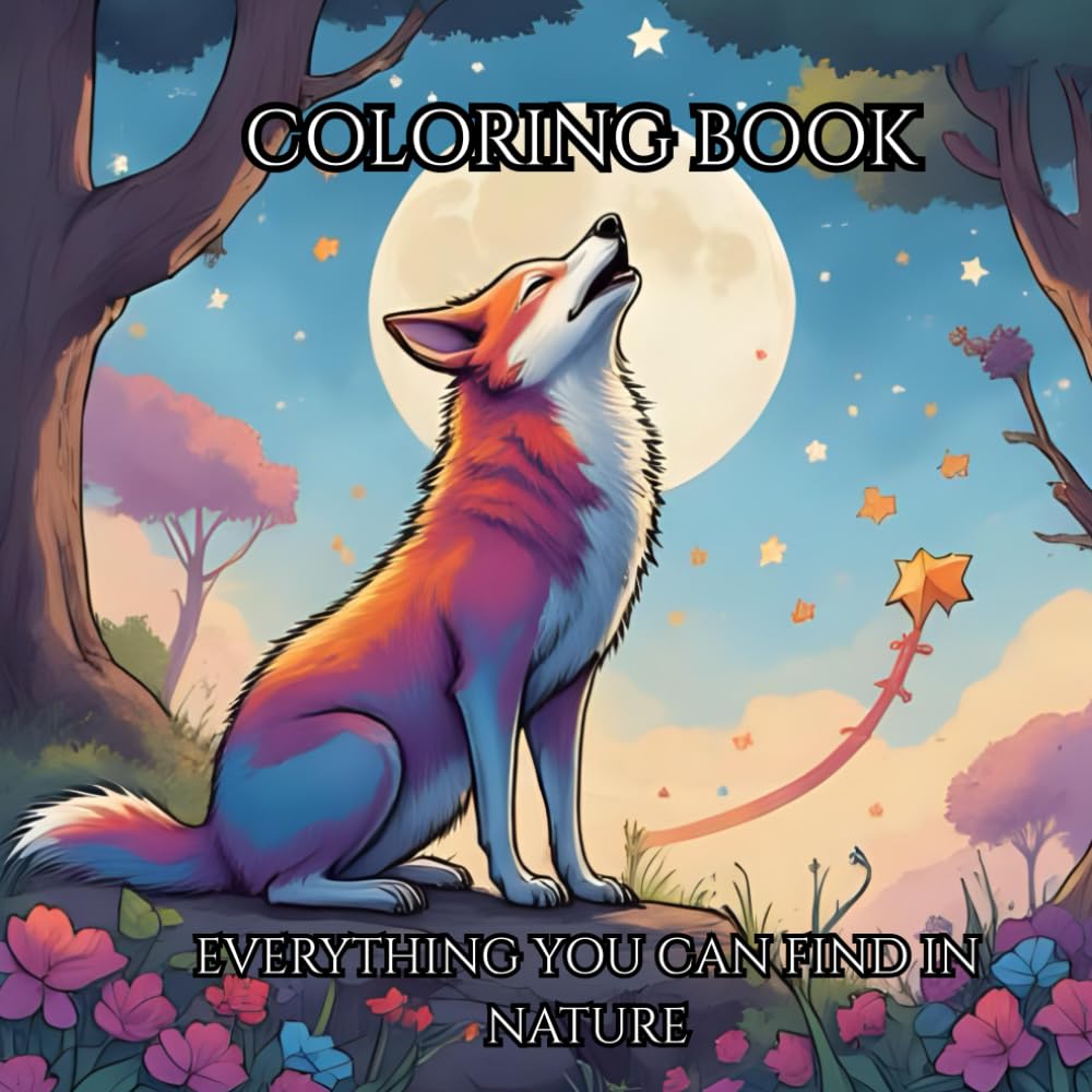 Everyday Nature: Coloring Book For Fun: Relax And Enjoy With Everything Beyond Busy Life