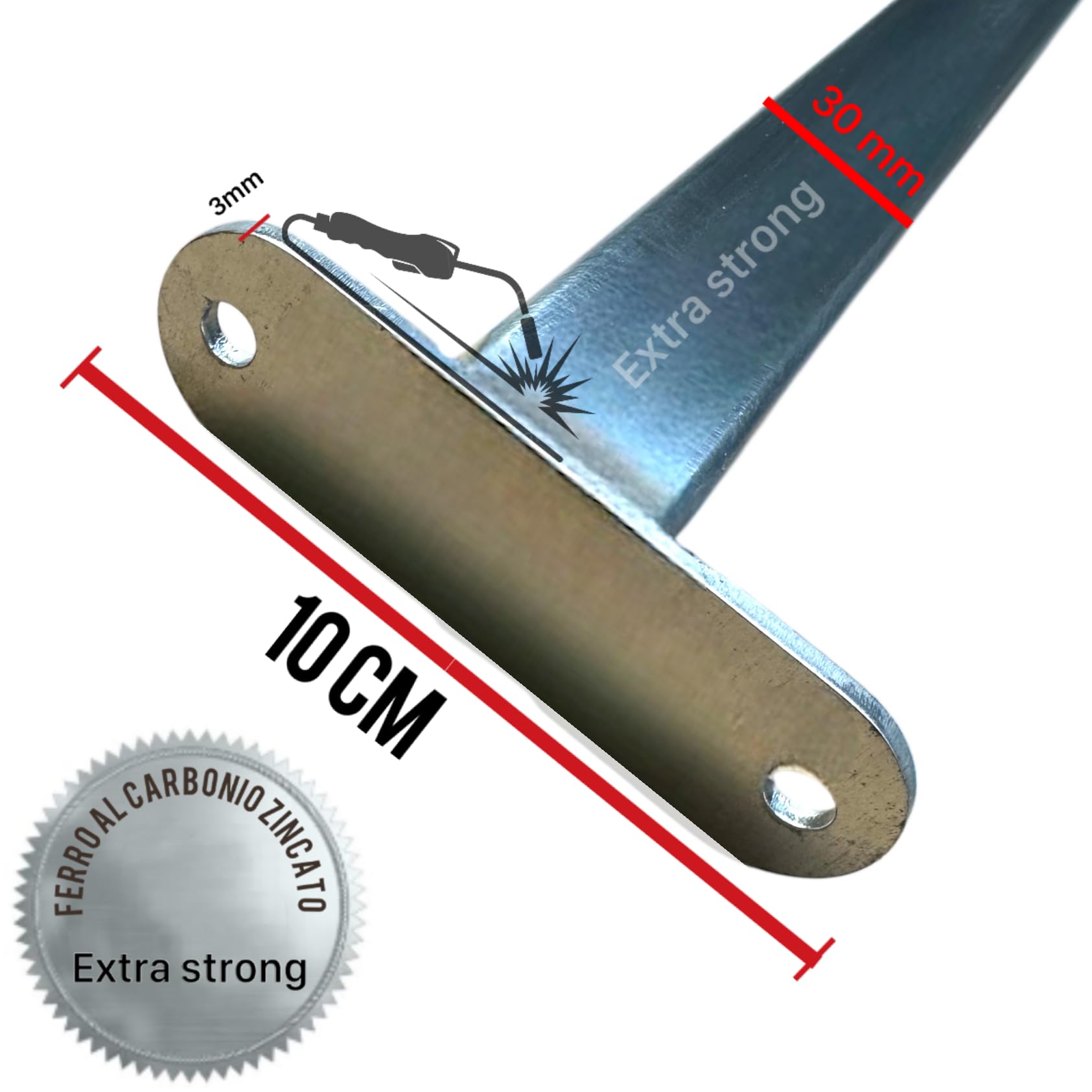 Lot de 2 barres de sécurité pour fenêtre réglables robustes anti-vol barrière de protection voleurs en acier galvanisé 710-1200 mm