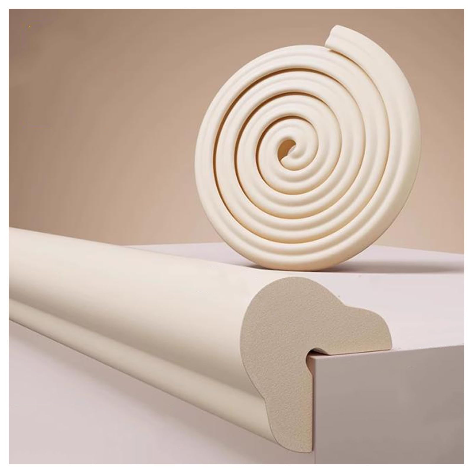 Protector de esquinas, tiras anticolisión de borde de espuma para muebles y armarios, acolchado de seguridad para escalones,