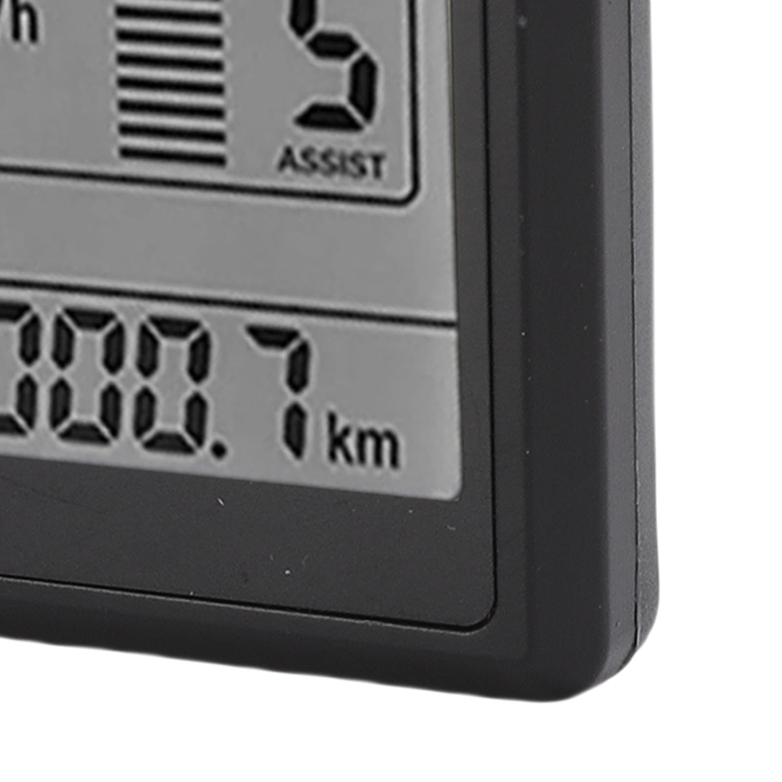Sxhlseller Display LCD Impermeabile con Connettore a 6 Pin |Pannello S866 per Bici Elettrica e Scooter con Retroilluminazione, Accessorio Ciclismo