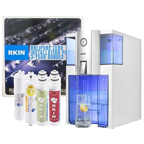 Miniatura 7 de OnliPure - Filtro de agua para encimera de ósmosis inversa con purificador de instalación cero tecnología patentada de alta capacidad de 4 etapas