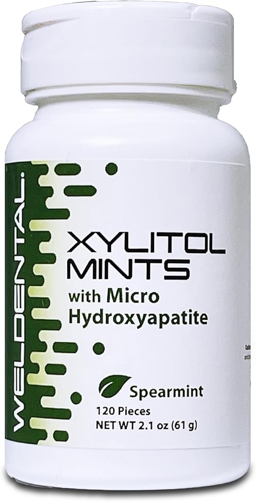 Xylitol Mints with Micro Hydroxyapatite, 120 Count (Spearmint)