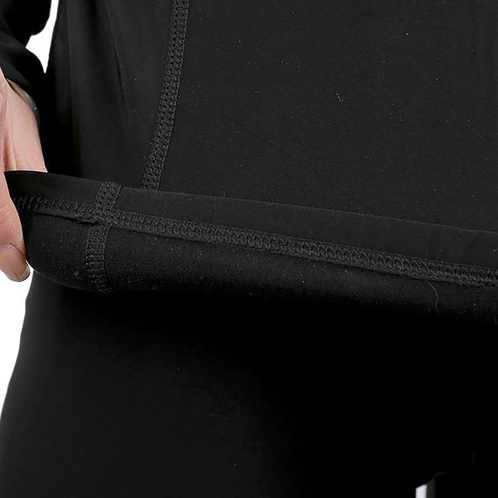 Chaqueta de Patinaje Artístico para Niñas y Mujeres con Pantalones Leggings de Entrenamiento con Pedrería(Size:M,Color:Negro)