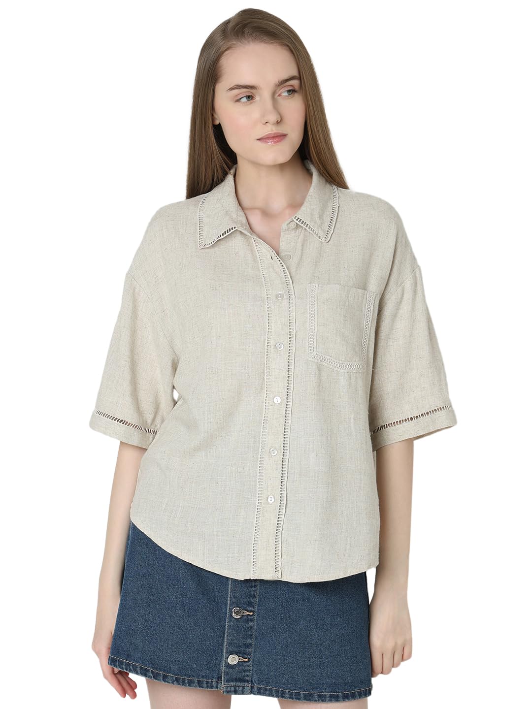 vero moda Women Opaque Printed Casual Shirt-picture-13
