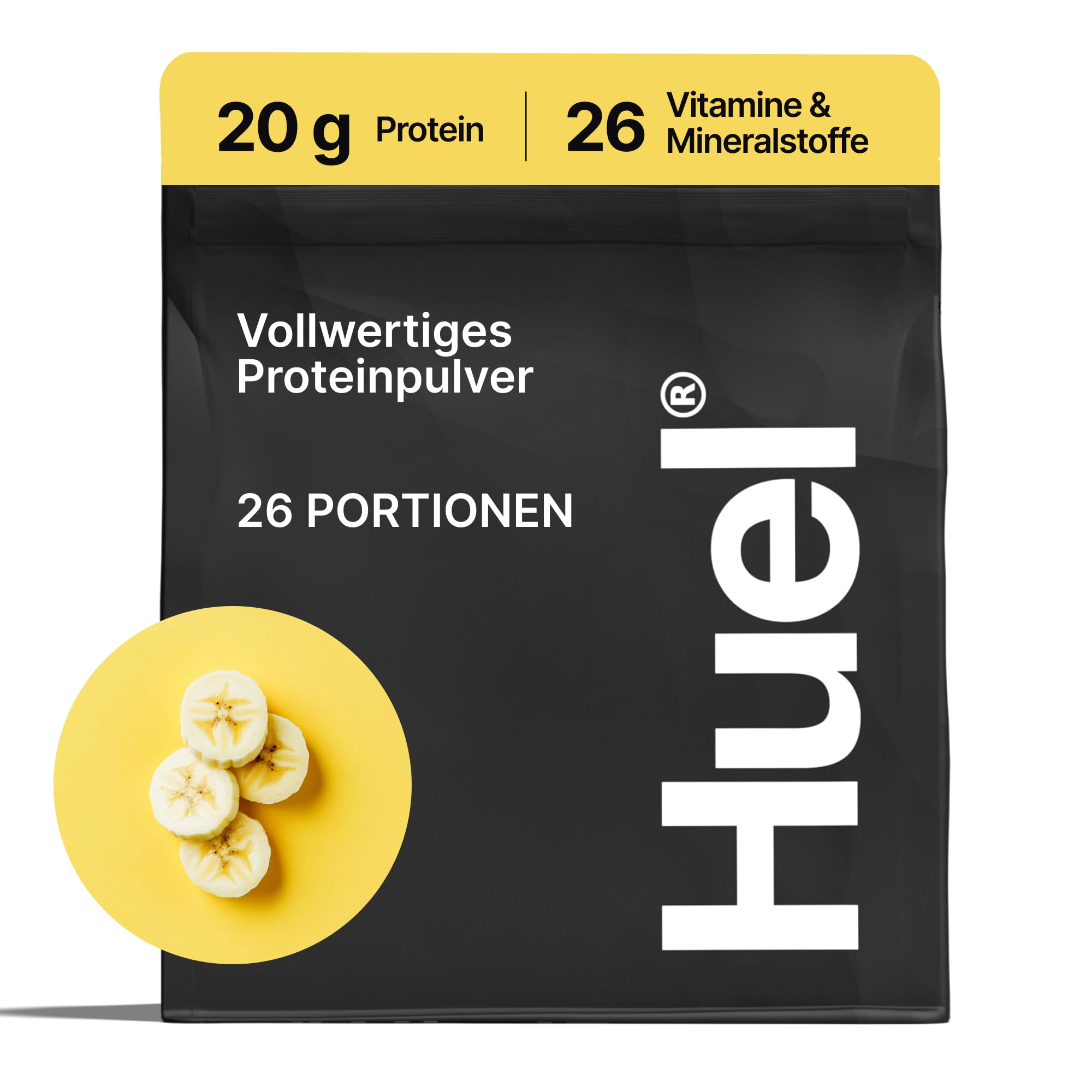 HUEL Complete Protein Bananowy milkshake odżywka białkowa 17 porcji + miarka GRATIS