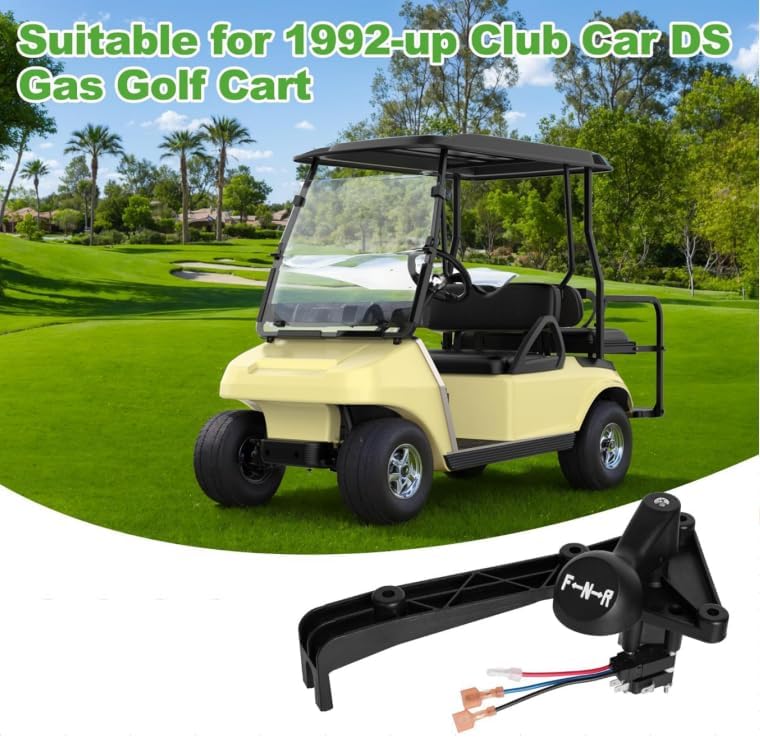 10L0L Forward and Reverse Shifter Assembly for Club Car DS 1992-Up Gas Golf Cart, Replacement for Club Car Forward Reverse Switch OEM 1016947