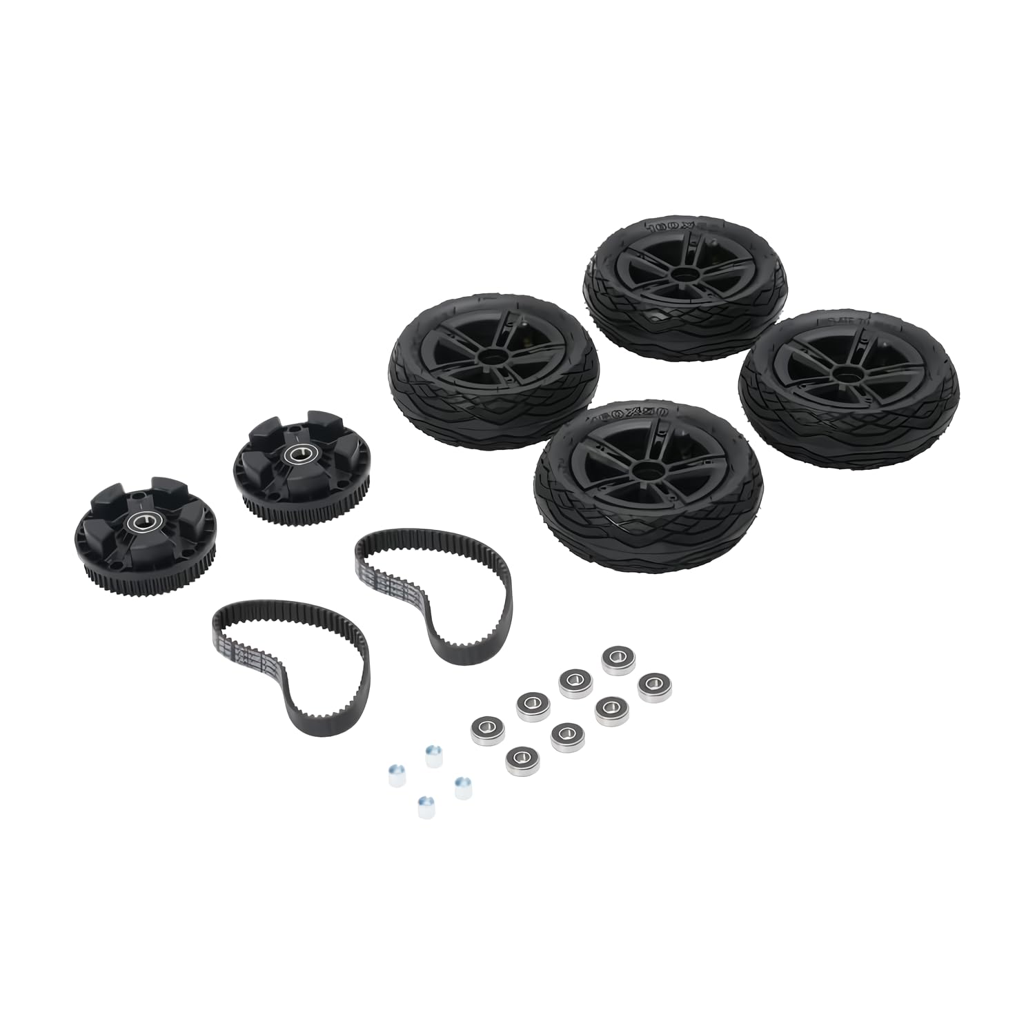 Exway Off-Road Pneumatic Tires, 160mm/175mm, for Atlas Electric Skateboard (4WD Package, 160mm)
