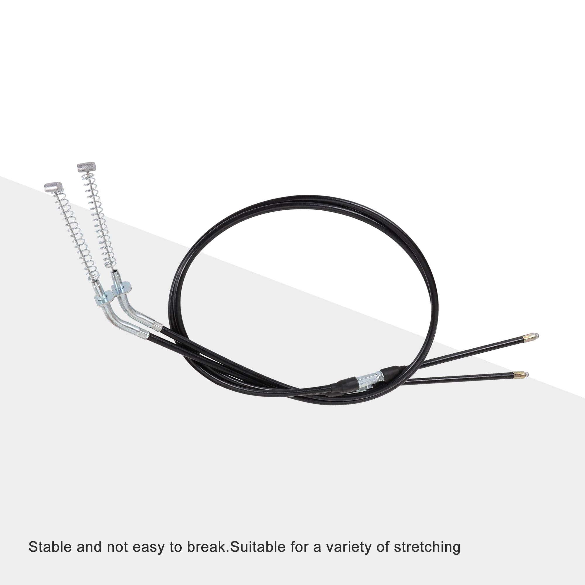 GOOFIT 50,6"anteriore freni a tamburo set di cavi sostituzione per la 250cc 200cc raffreddato ad acqua ATV (2 pc/insieme)