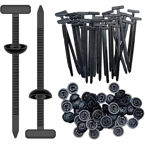 150 Pack Heavy Duty Self-Locking Nylon Zip Ties, Cable Tie Buckle, UV Resistant Zipper Clips, Universal Nylon Cable Tie Buckle for Car, Home, Office & Garden