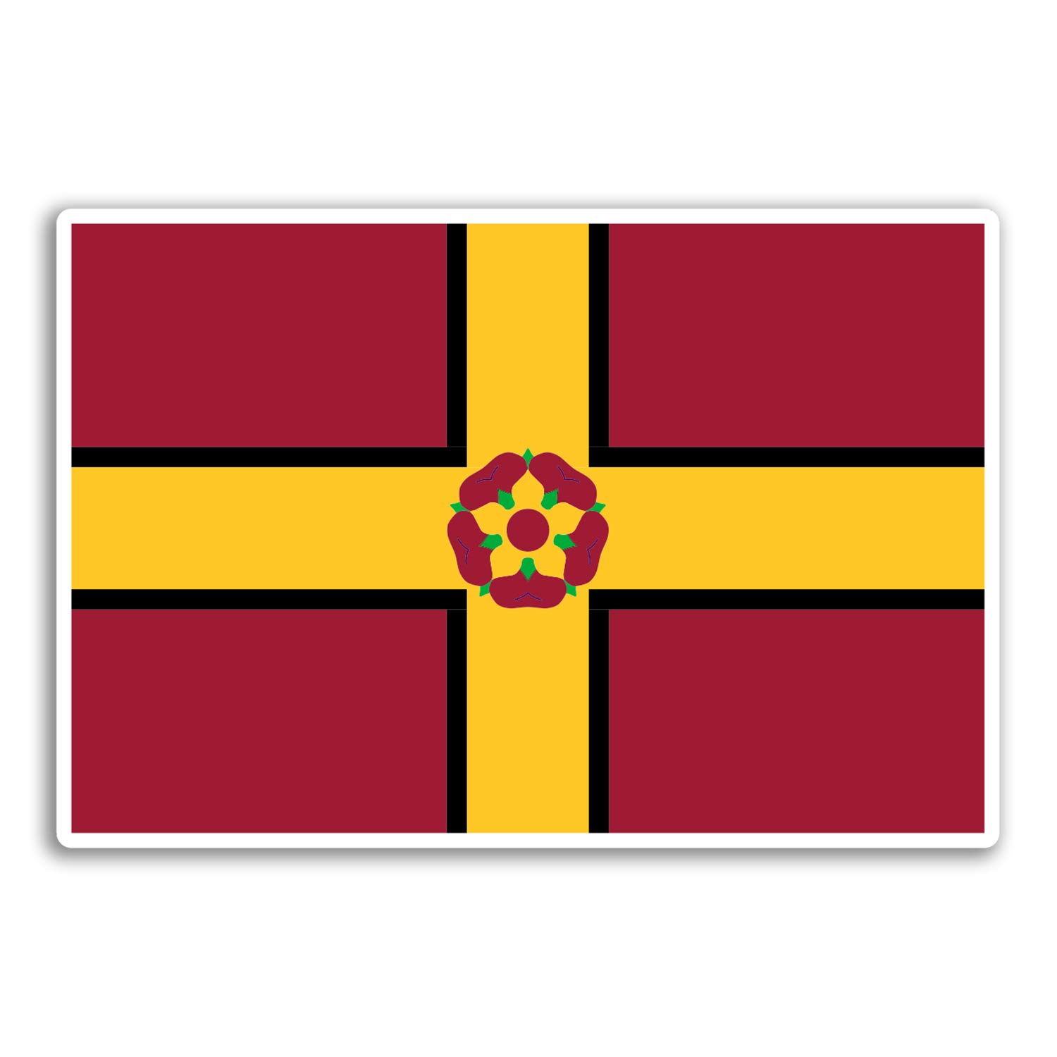 2 x 10cm Northamptonshire UK Vinyl Stickers - GB Sticker Laptop Luggage #32835 (10cm Wide)
