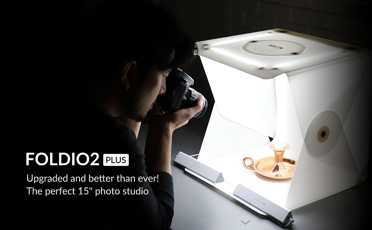 Amazon.com : Foldio2 Plus + Front Cover (15inch Lightbox for