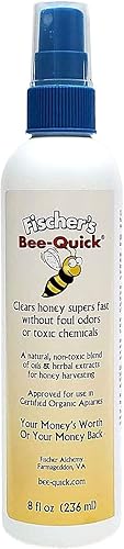 Bee-Quick® para la cosecha de miel: una herramienta segura y orgánica aprobada solo para apicultores para limpiar los supers de miel (8 onzas)