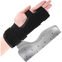 Pinky & Ring Finger Splint Brace - Left Hand Brace Support for Boxer Fracture, Mallet Finger & Dislocation, Arthritis, Sprain, Broken, Little Finger Cast Immobilizer Straightener 4th/5th Metacarpal
