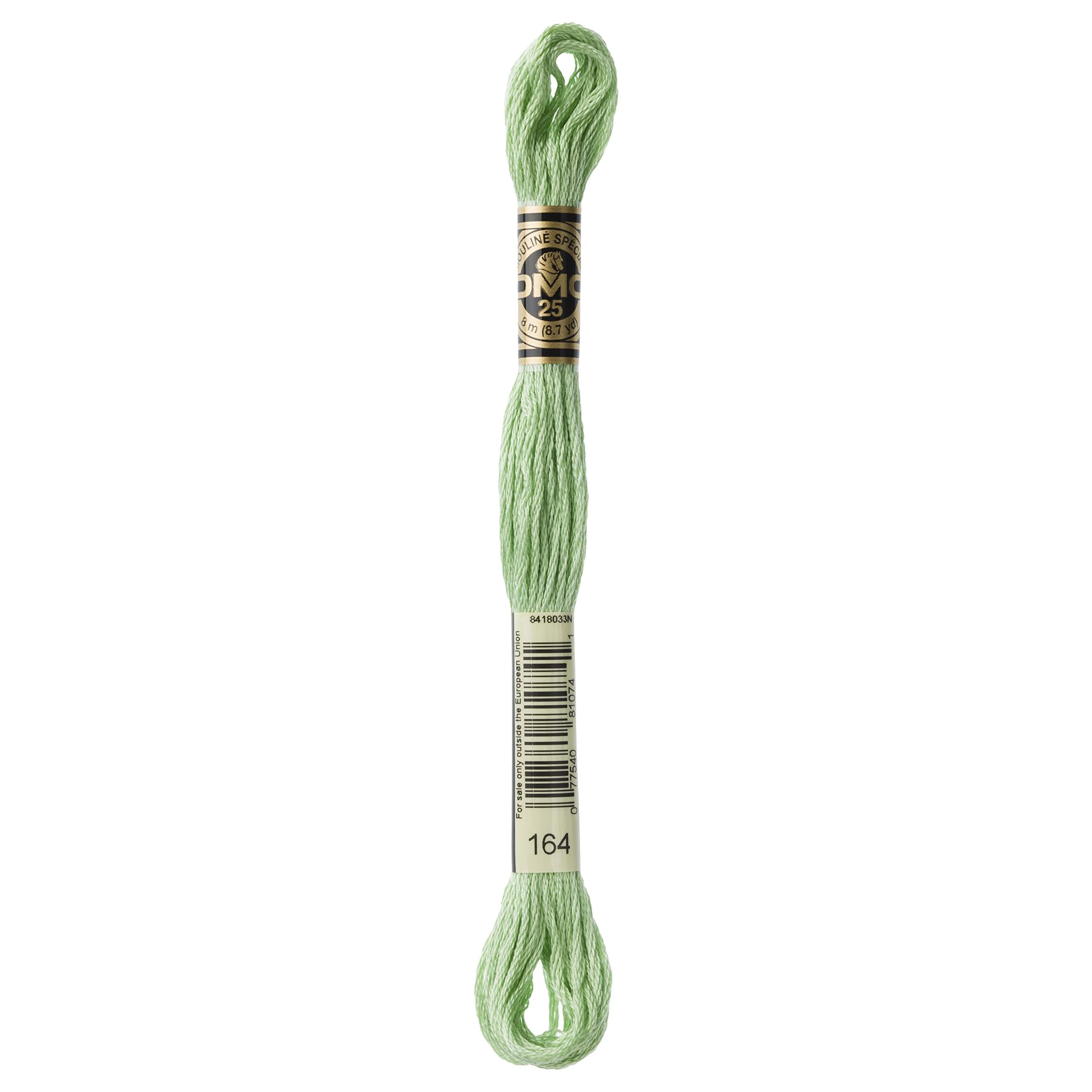 DMC 6-Strand Embroidery Cotton Floss, Light Forest Green