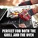 Grillaholics Barbecue Gloves, Top Cooking Gloves in Barbeque Grilling Accessories, 660°F Heat Resistant with ThermoMatrix™ Silicone, Protect Your Hands with BBQ Oven Mitts
