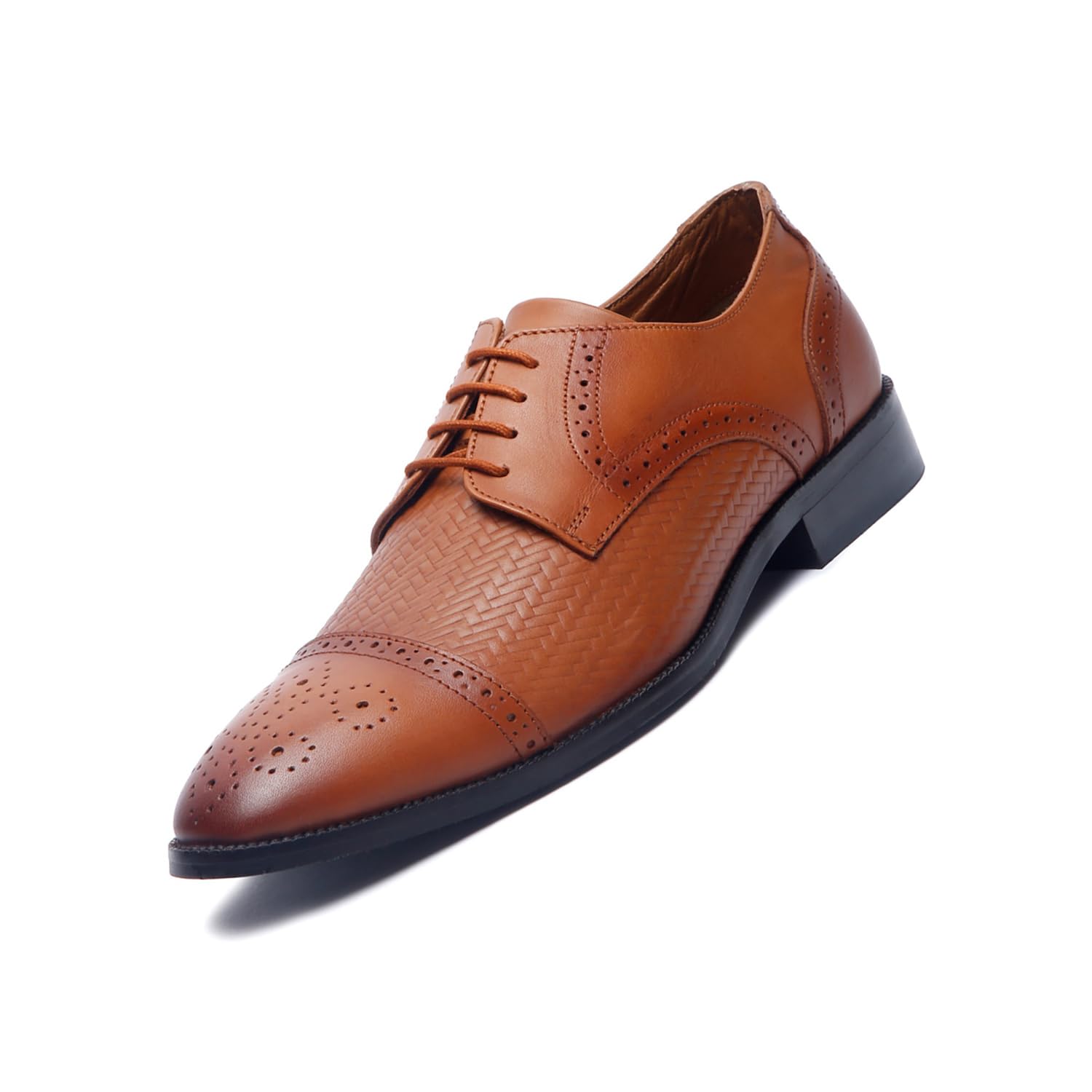 LOUIS STITCH Formal Shoes for Men | Genuine Leather, Stylish Lace-Up for Business, Office, Party & Wedding | Russet Tan | UK Size 9 (EUWEOXTN) (B08YRWL5QS) Amazon Price History, Amazon Price Tracker