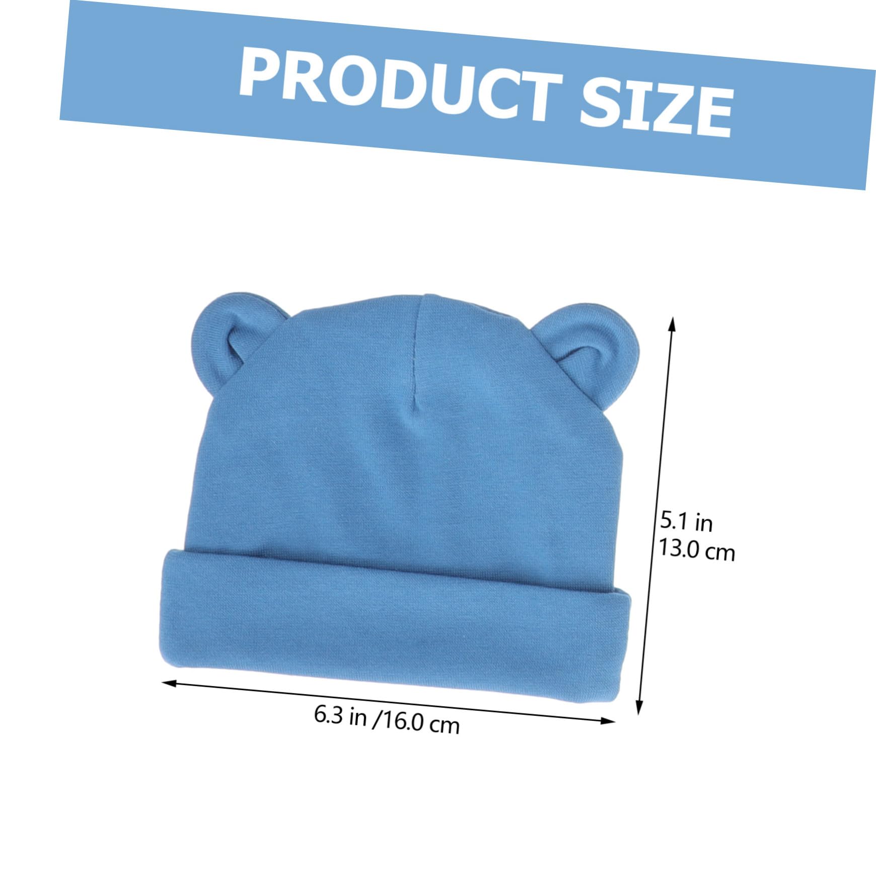 Healvian Lindos Sombreros De Bebé Gorro De Bebe Sombreros De Algodón Recién Nacido Sombreros De Bebe Gorros Infantiles Orejas Chico Sombrero De Bebé Gorra Infantil