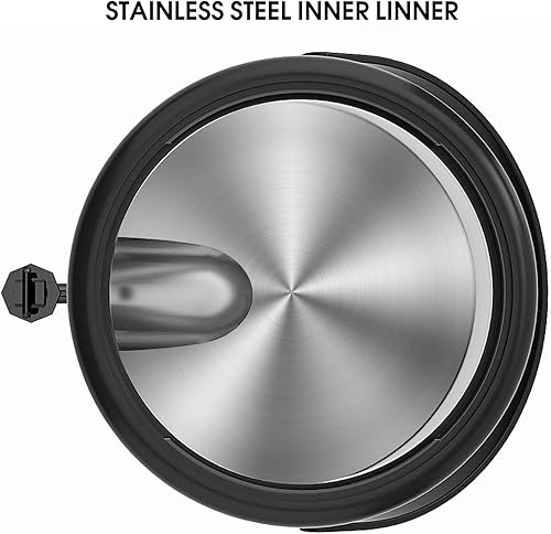 Miniatura 3 de VorChef Dispensador de bebidas calientes, dispensador de bebidas con aislamiento de acero inoxidable, dispensador de bebidas frías y calientes con