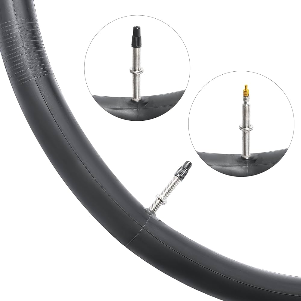 Amazon | YunSCM 2本,700 28c チューブ,仏式バルブ48mm 高リムの最良