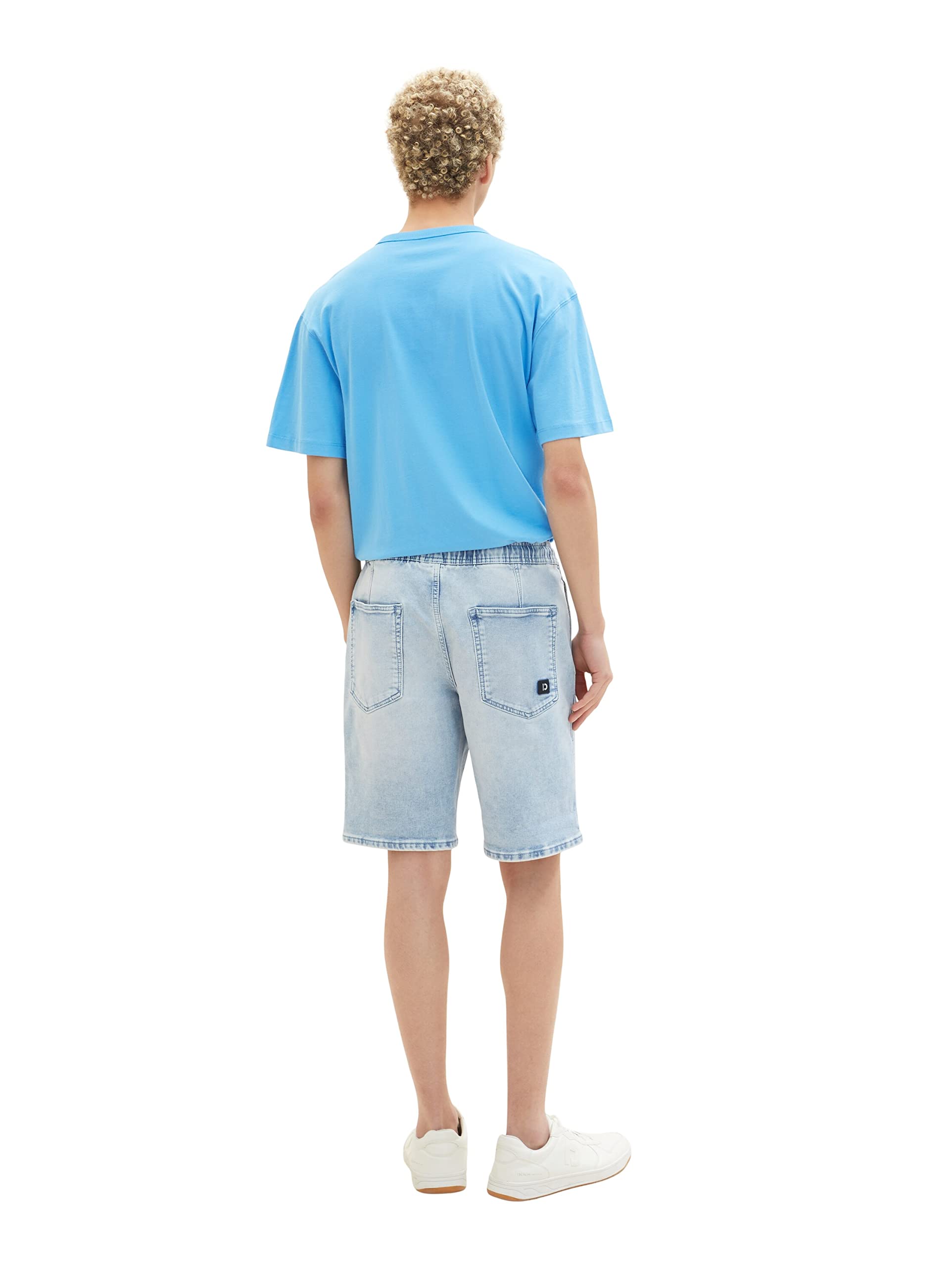 TOM TAILOR Denim Herren Loose fit Sweat Denim Shorts 1035516