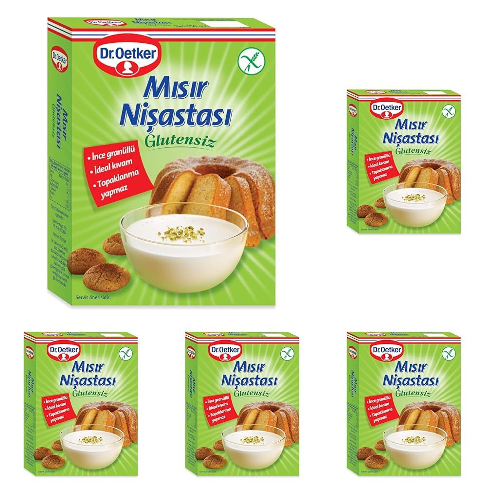 Dr. Oetker Glutensiz Mısır Nişastası 150 Gr 5li paket